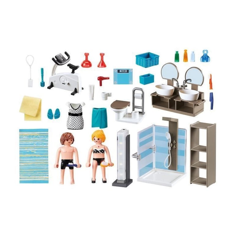 PLAYMOBIL 9268 La Maison Moderne Salle de Bain avec Douche Neuf - vue 4