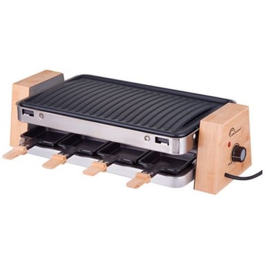 LITTLE BALANCE Raclette / Grill 8 persone Legno & Inox - 8388