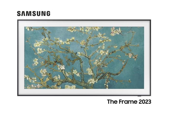 TV LED Samsung The Frame QLED TQ85LS03BG 214cm 2023 - Écran 4K personnalisable de 215 cm
