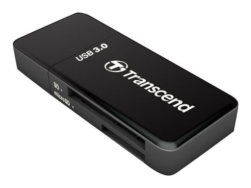 Transcend RDF5 lecteur de carte mémoire USB 3.2 Gen 1 (3.1 Gen 1) Type-A Noir