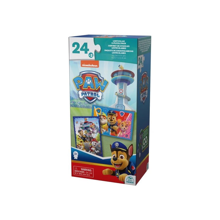Boîte carton de 2 puzzles lenticulaires La Pat' Patrouille - vue 5