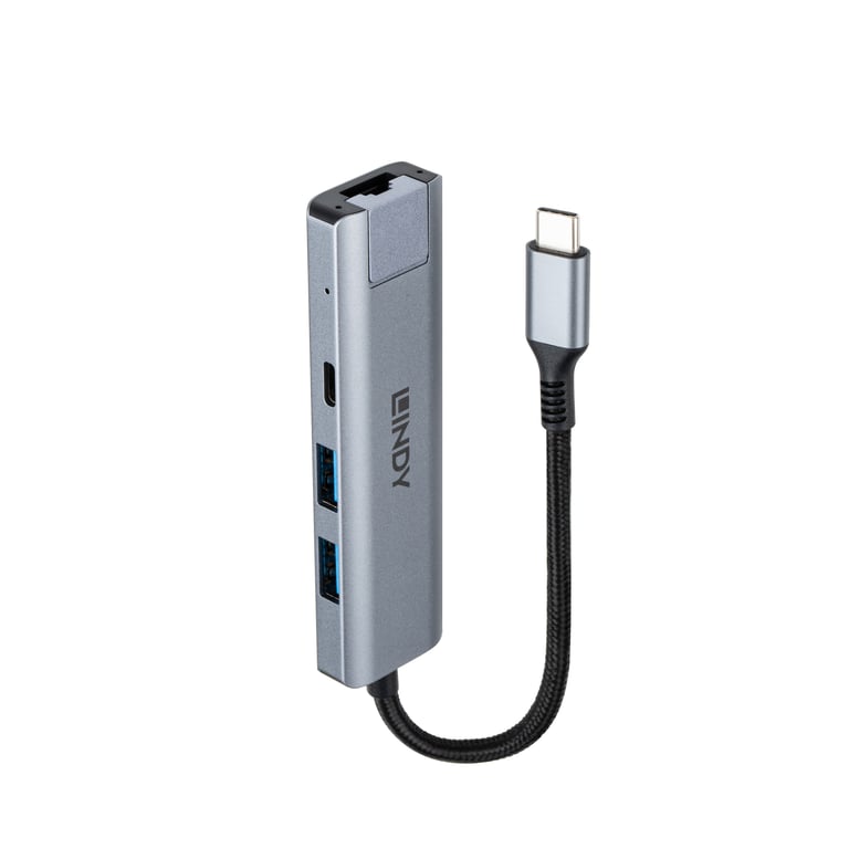 Lindy 43384 hub & concentrateur USB Type C 10000 Mbit/ Neuf - vue 8