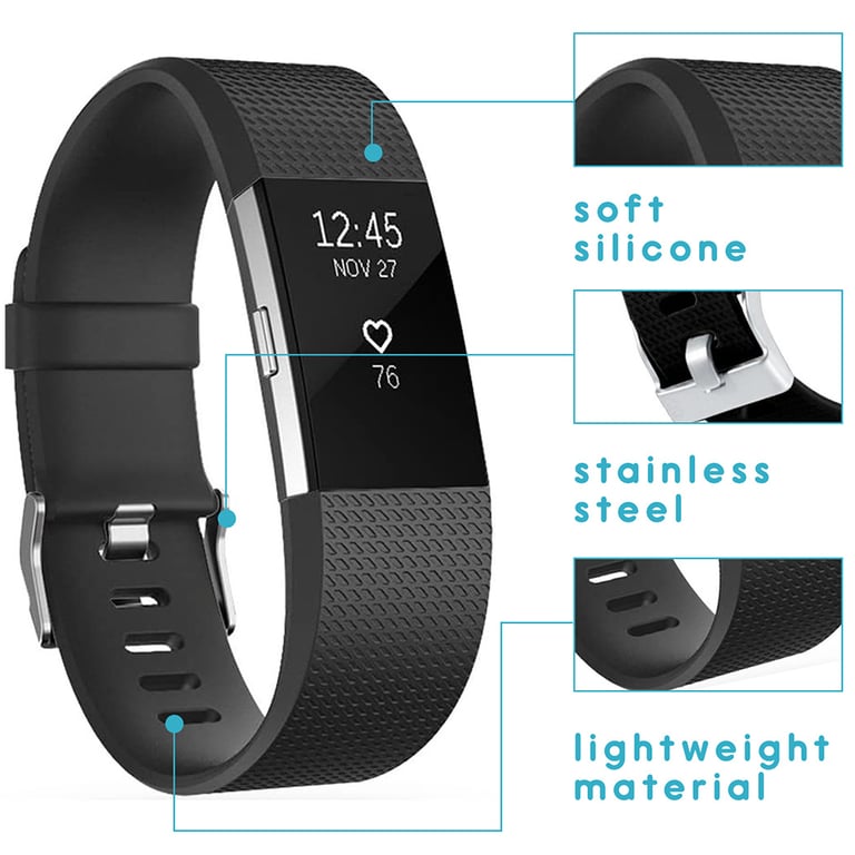 imoshion Bracelet silicone pour le Fitbit Charge 2 Neuf - vue 5
