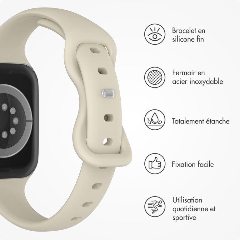 Bracelet Apple Watch 42mm Silicone - vue 6