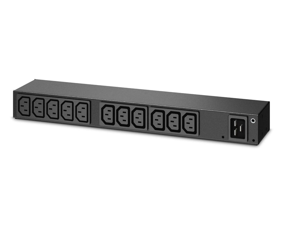 APC Basic Rack PDU AP6020A Rack AC 100 input IEC 60320 C20 output connectors 13 power IEC 60320 C13 Neuf - vue 3