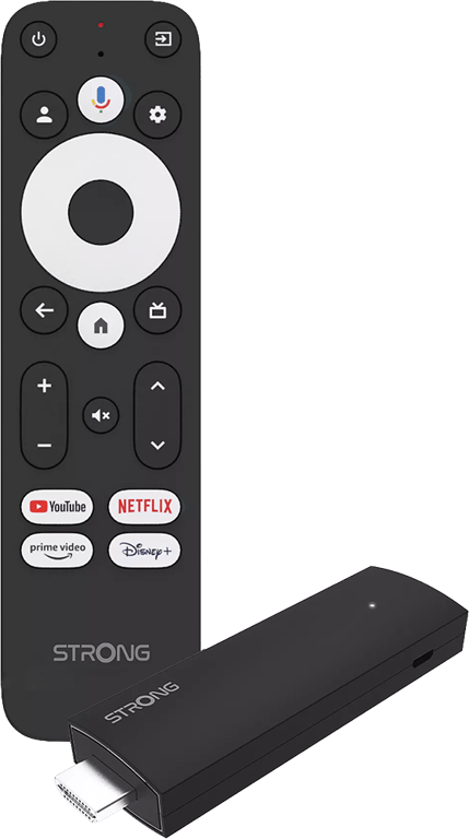 Adaptateur Smart TV SRT41 Strong Android 4K UHD Noir Technisat - Neuf