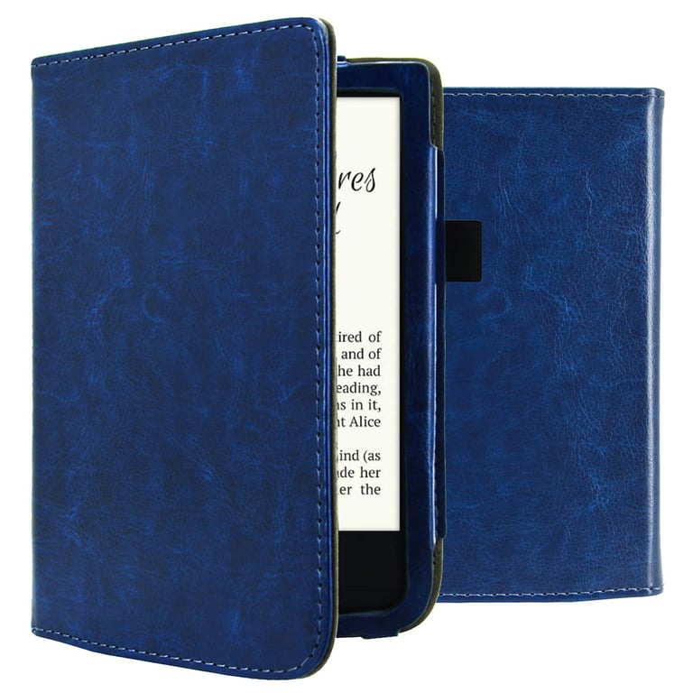 imoshion Étui de liseuse portefeuille en cuir végan pour Pocketbook Touch Lux 5 / HD 3 / Basic Lux 4 / Vivlio Lux 5 Neuf - vue 10