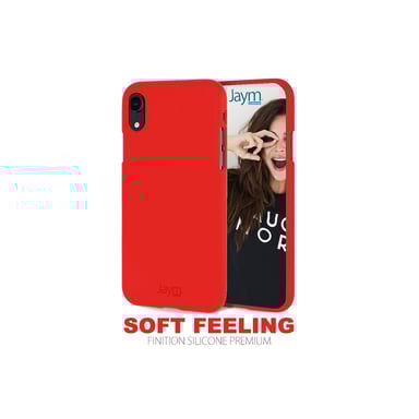 JAYM - Custodia in silicone rosso per Samsung Galaxy S23? Finitura in silicone? Tocco ultra morbido