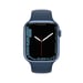 Watch Series 7 (GPS + Cellular) 45 mm Caja de aluminio azul, Correa deportiva azul Abyss