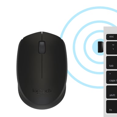 Logitech B170 Nero Bp Ambidestro RF Mouse Ottico Senza Fili