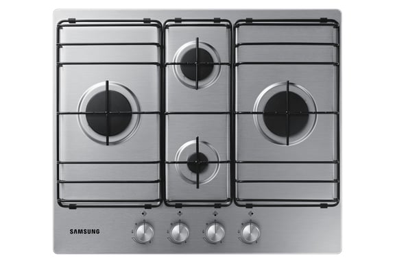 Samsung NA64H3110BS Acier inoxydable Intégré 60 cm Gaz 4 zone(s) - Neuf