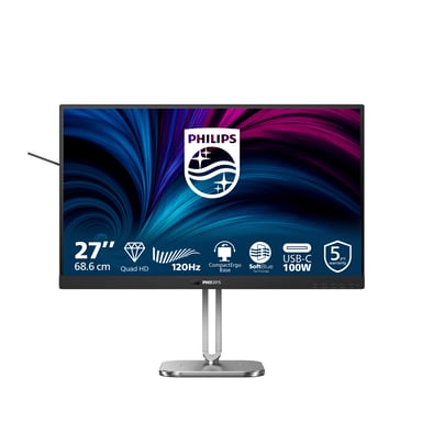 Philips 27B2U4601/00 écran plat de PC 68,6 cm (27'') 2560 x 1440 pixels Quad HD LCD Gris