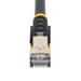 StarTech.com Cable de 3m de Red Ethernet RJ45 Cat6a Blindado STP - Cable sin Enganche Snagless - Negro