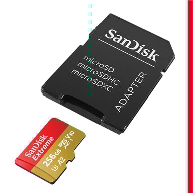 SanDisk Extreme 256GB MicroSDXC UHS-I Classe 3