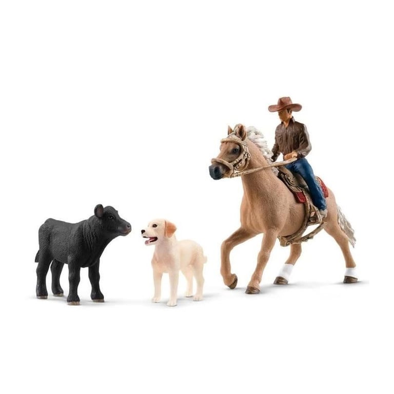 SCHLEICH Aventures d'équitation Western 42578 Gamme Farm World