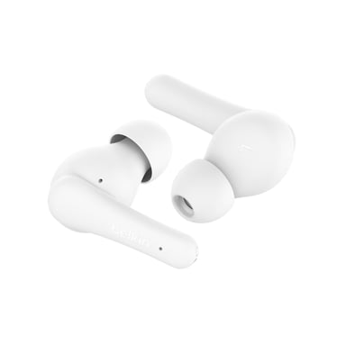 Belkin SoundForm Rhythm Auriculares Inalámbrico Dentro de oído Llamadas/Música MicroUSB Bluetooth Blanco