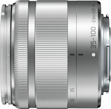 Panasonic LUMIX G Vario 35-100mm F4.0-F5.6 Asph. MEGA OIS SLR Teleobiettivo zoom Argento