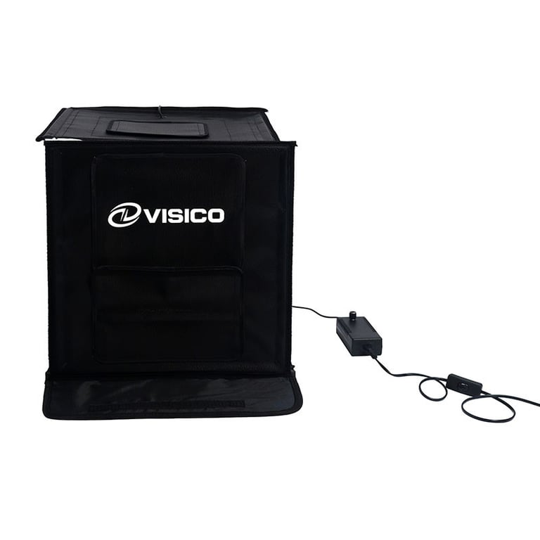 VISICO Tente d'éclairage objets avec rampe 120 Leds 60x60x60 cm - vue 4