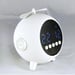 Radio reloj de diseño HP Bluetooth Blanco Heliclock