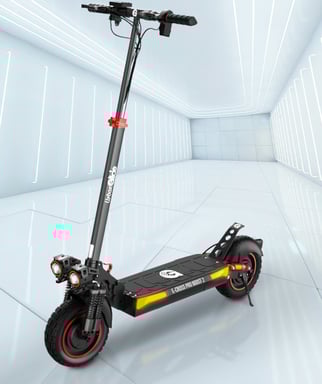 Scooter eléctrico todo terreno - URBANGLIDE - ECROSS PRO BOOST 2 - 10 - 48V - 1600 W Doble motor - 13Ah - 50KM de autonomía