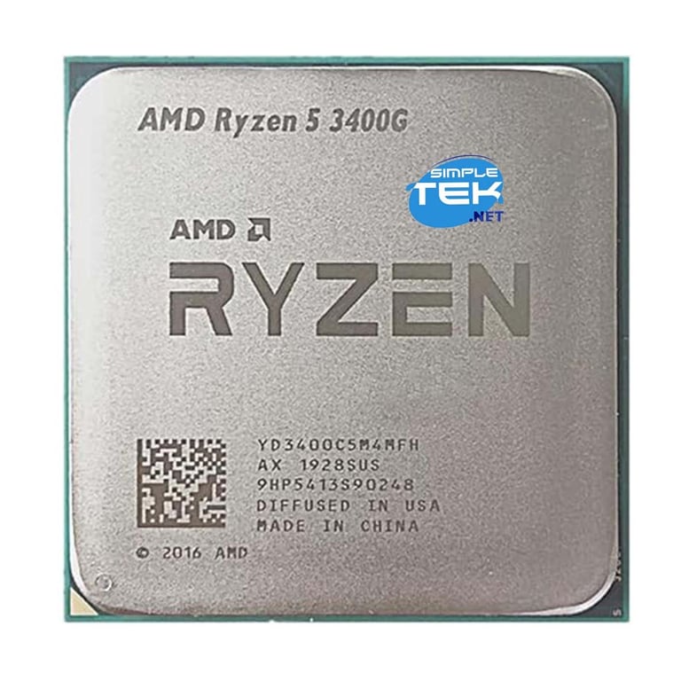AMD Ryzen 5 3400G processeur 3,7 GHz 4 Mo L3 Plateau - Neuf