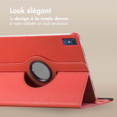 imoshion Coque tablette rotatif à 360° pour Lenovo Tab P12 - Rouge
