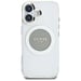 Étui Guess IML Metal Colored Circle Classic Logo MagSafe pour iPhone 16 gris