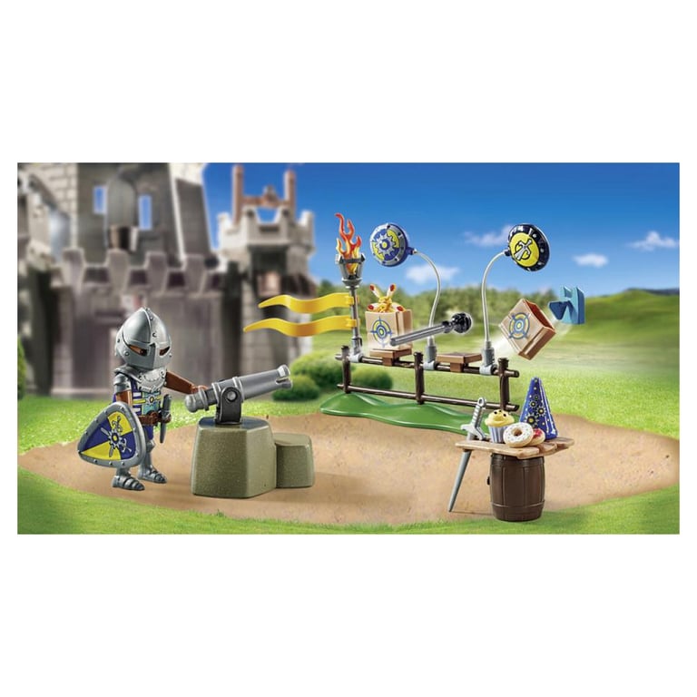 Playmobil 71447 Novelmore : Chevalier et décorations de fête Embarquez pour Un Voyage passionnant dans Le Monde des Chevaliers Dès - vue 2
