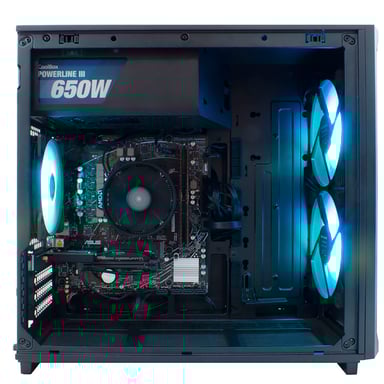 DeepGaming - PC da Gaming Completo - Némesis - AMD Ryzen 7 8700G/32GB/1TB SSD + Monitor 24'' FullHD + Pacchetto Gaming