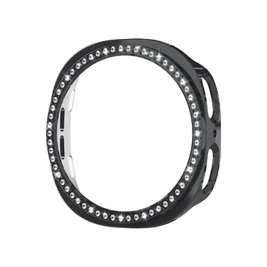 Funda Protectora de PC con Diamantes de Imitación, compatible con Samsung Galaxy Watch8  44 mm