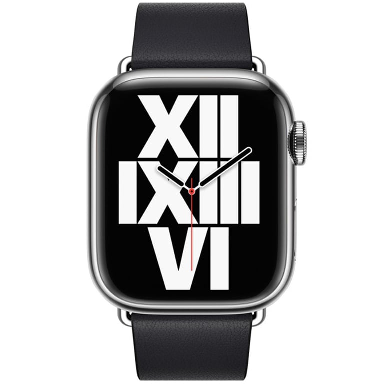 Bracelet Apple Watch 42mm Leather Band Modern Buckle - vue 3