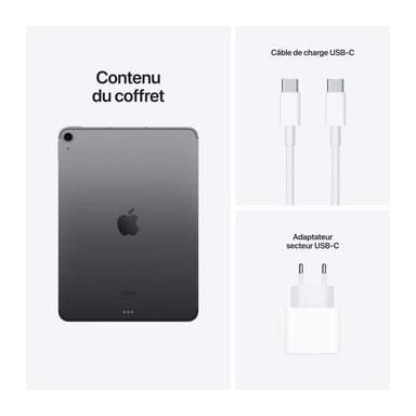 Apple iPad Air 5G Apple M LTE 64 GB 27,7 cm (10.9'') 8 GB Wi-Fi 6E (802.11ax) iPadOS 15 Gris
