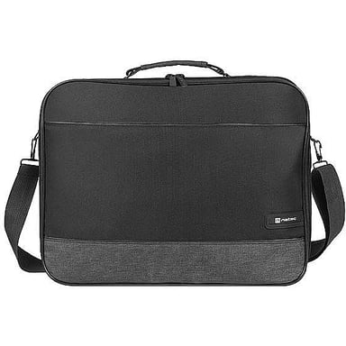 NATEC Impala 2 39,6 cm (15,6'') Bolsa Mensajera Negra, Gris
