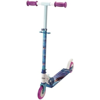 Patinete de 2 ruedas plegable - SMOBY - Frozen - Estructura metálica - Patinete con manillar ajustable