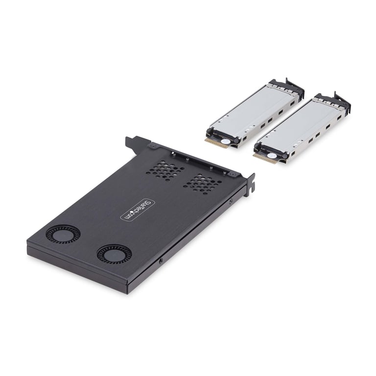 StarTech.com Double baie amovible pour 2 SSD .2 NVMe vers PCIe x8 - vue 4
