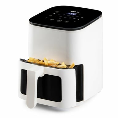Domo DO541FR friteuse Unique 3,5 L Autonome 1350 W Friteuse d'air chaud Blanc