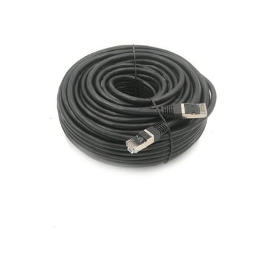 Câble Ethernet RJ45 LINEAIRE Cat.6 F/UTP Blindé Noir 20 m