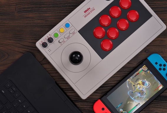 8Bitdo Arcade Stick para Nintendo Switch - Windows PC - Steam - Rasberry Pi