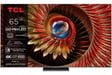 TV QD Mini LED Tcl 65C89K 164 cm 4K UHD 2025 Aluminium brossé