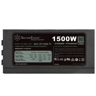 alimentador silverstone titanium 80 plus de 1500w
