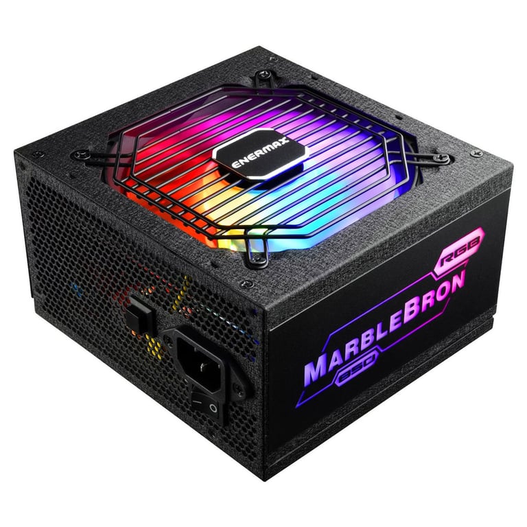 Enermax MarbleBron EMB850EWT RGB Alimentation électrique interne ATX12V 2.4 80 PLUS CA 100 240 V 850 Watt PFC active - vue 2