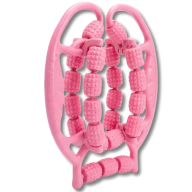Rouleau de Massage Manuel 360° – Double Colonnes, Drainage & Anti-Cellulite, Relaxation Musculaire Jambes, Bras & Corps