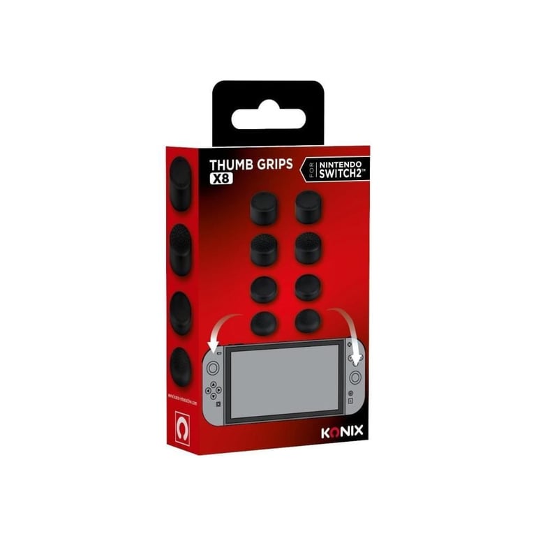 Konix Thumb Grips pour Joy Con Switch 2 x 8 - vue 5