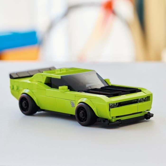 Speed Champions 77237 Voiture de Sport Dodge Challenger SRT Hellcat - Jouet des 9 ans - Neuf