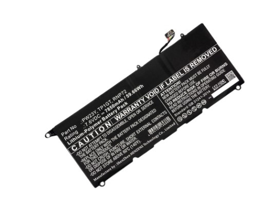DLH Batterie Li ion 7.6V 7850mAh 60Wh 0RNP72 / PW23Y / 0PW23Y / RNP72 / TP1GT Neuf