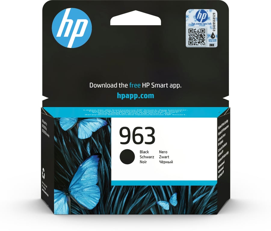 HP 963 Cartouche d'encre noire authentique - Neuf
