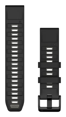 Garmin QuickFit Bande Noir, Gris Silicone