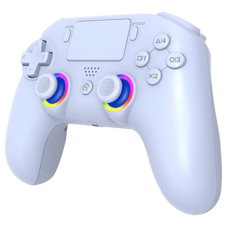 Subsonic Manette PS5 sans fil LED - Blanche - Neuf