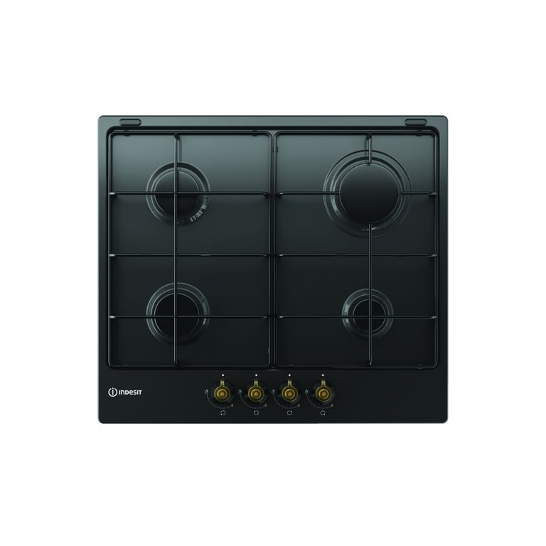 Plaque à gaz Indesit TH 642I AN 4 brûleurs 58 x 47 cm - vue 2