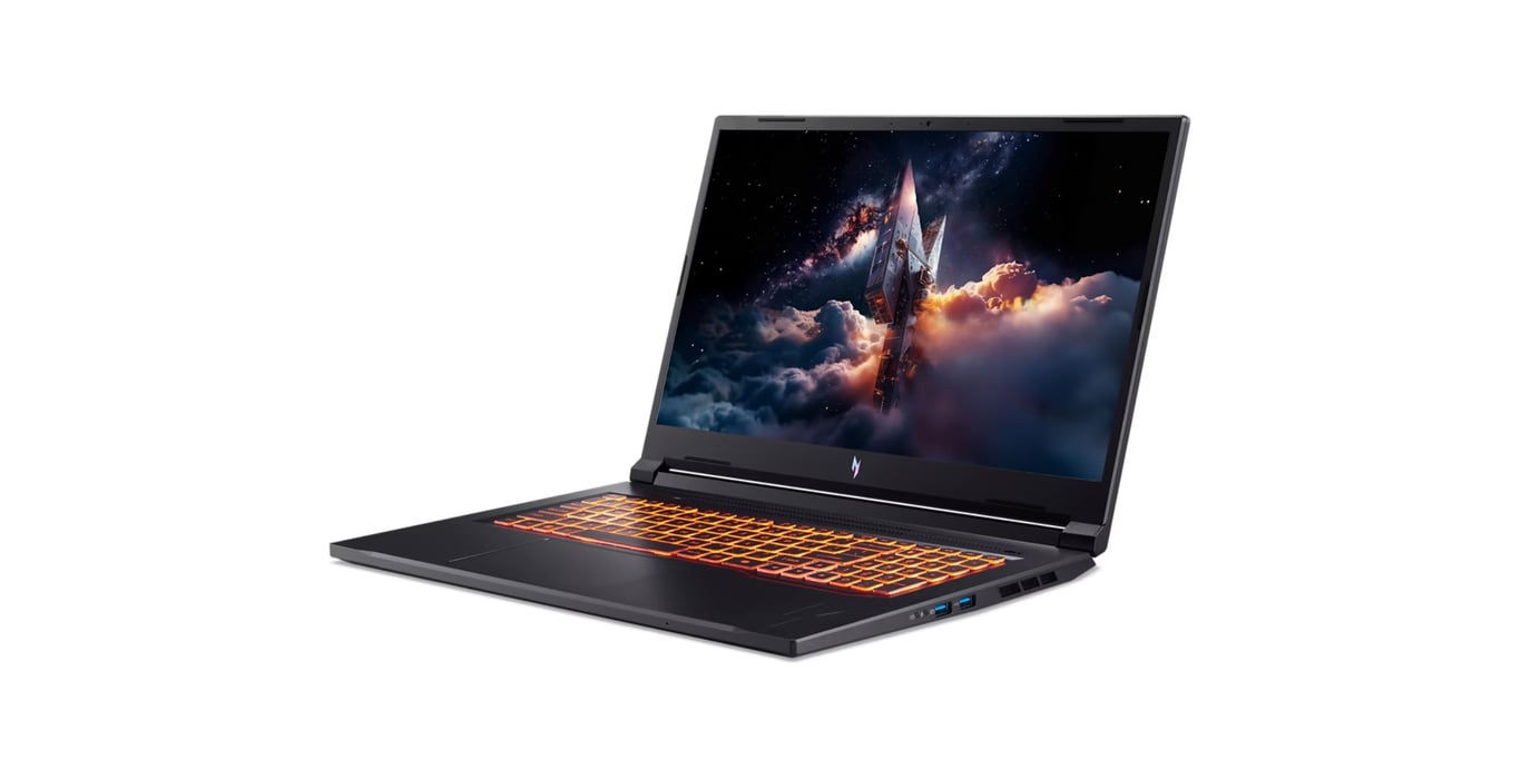 PC Portable Gamer ACER Nitro V 17 AI ANV17 61 R0QC Sans Windows 17 3 FHD IPS 144Hz RTX 4050 Ryzen AI 5 340 RAM SSD - vue 5